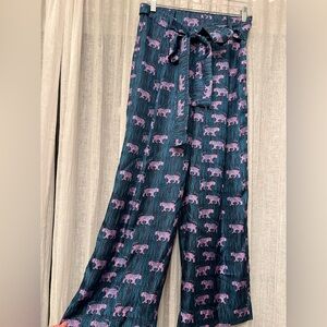 Silky J Crew Tiger Pants